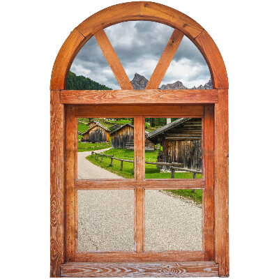 Fake window wall sticker 33x51 Window views