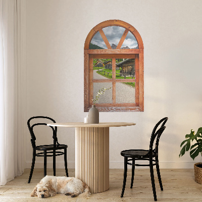 Fake window wall sticker 33x51 Window views