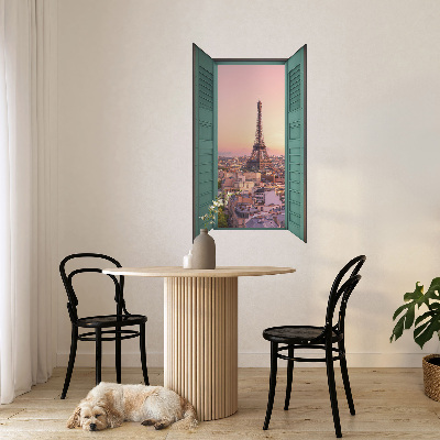 Fake window wall sticker 30x51 City window