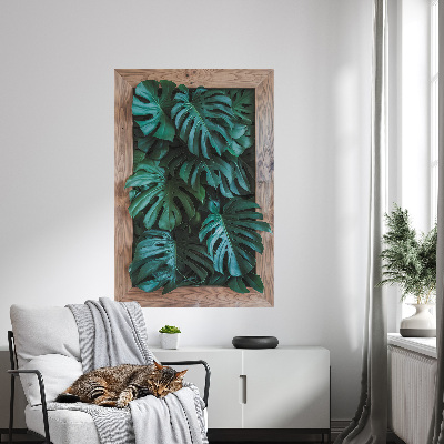 3D illusion wall decal 34x51 Green composition