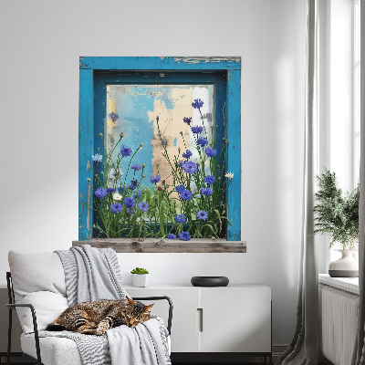 Fake window wall sticker 45x51 Country charm