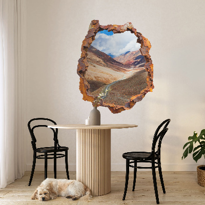 3D wall hole sticker 43x51 Mountain landscape