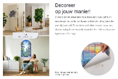 3D wall hole sticker 43x51 Natural panorama