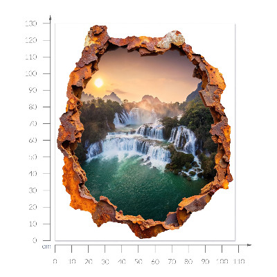3D wall hole sticker 43x51 Natural panorama