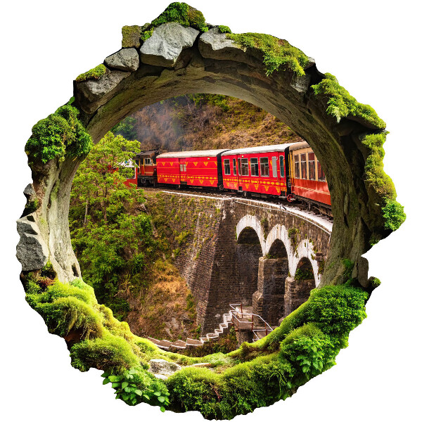 3D wall hole sticker 48x51 Green view