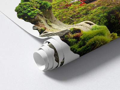 3D wall hole sticker 48x51 Green view