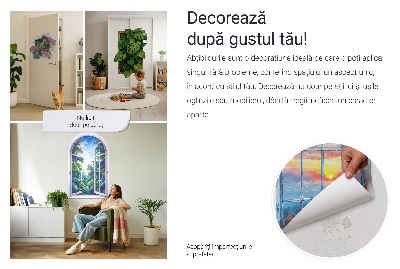 3D wall hole sticker 48x51 Green land