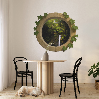 Fake window wall sticker 51x44 Green landscape