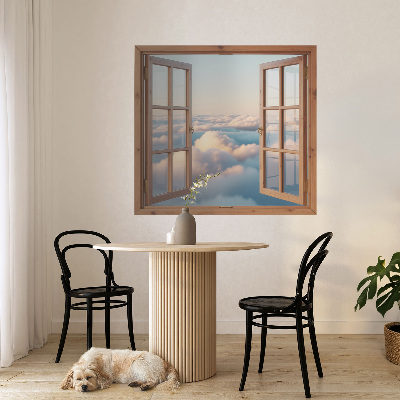 Fake window wall sticker 51x48 Clouds of the sky