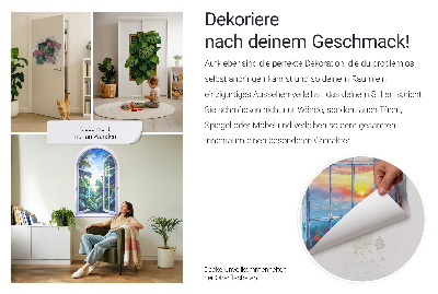 3D wall hole sticker 51x48 City Market