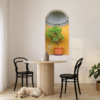 3D illusion wall decal 28x51 Orange tree