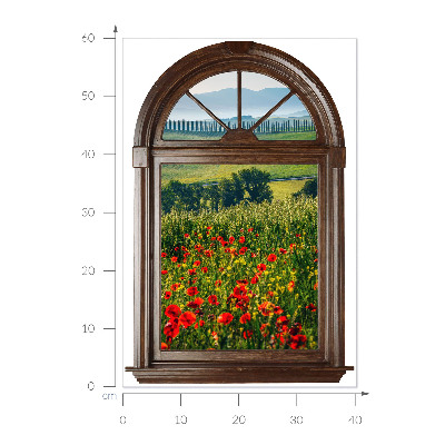 Window sticker wallpaper 16x24 Picturesque landscape