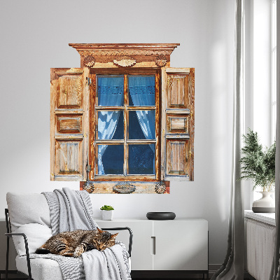 Window sticker wallpaper 23x24 Rustic window