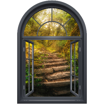 Window sticker wallpaper 16x24 Forest window