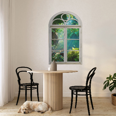 Window sticker wallpaper 15x24 Exotic view