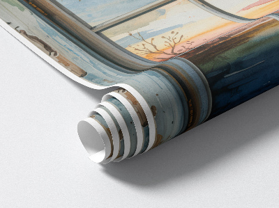 Window sticker wallpaper 22x24 Window watercolors