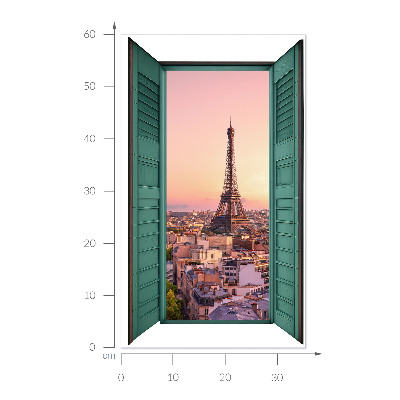 Window sticker wallpaper 14x24 City window