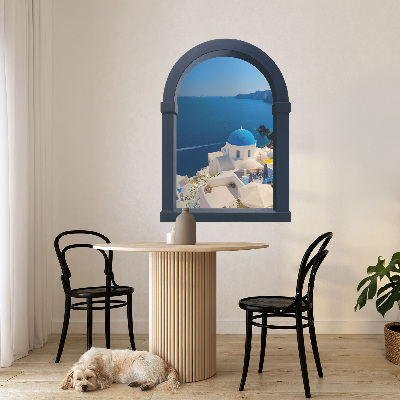 Window sticker wallpaper 17x24 Mediterranean view