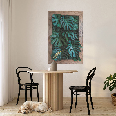 3D effect wall sticker 16x24 Green composition