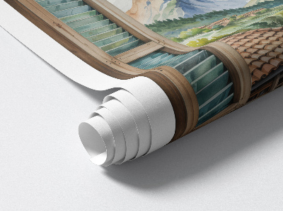 Window sticker wallpaper 24x22 Mountain landscape