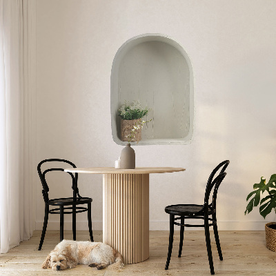 3D effect wall sticker 18x24 Jute bouquet