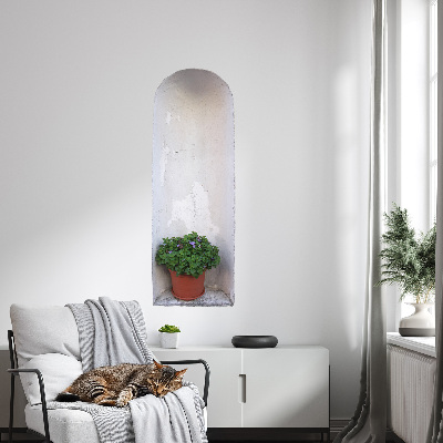 3D effect wall sticker 9x24 Wall recess