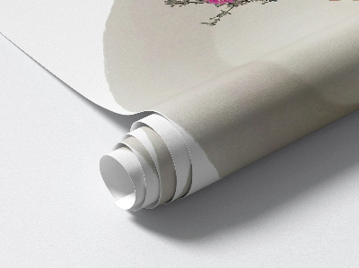 3D effect wall sticker 24x16 Dry flowers