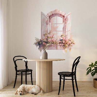 Window sticker wallpaper 30x31 Rustic window