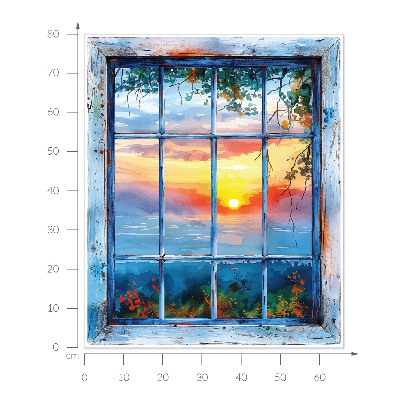 Window sticker wallpaper 26x31 Window West