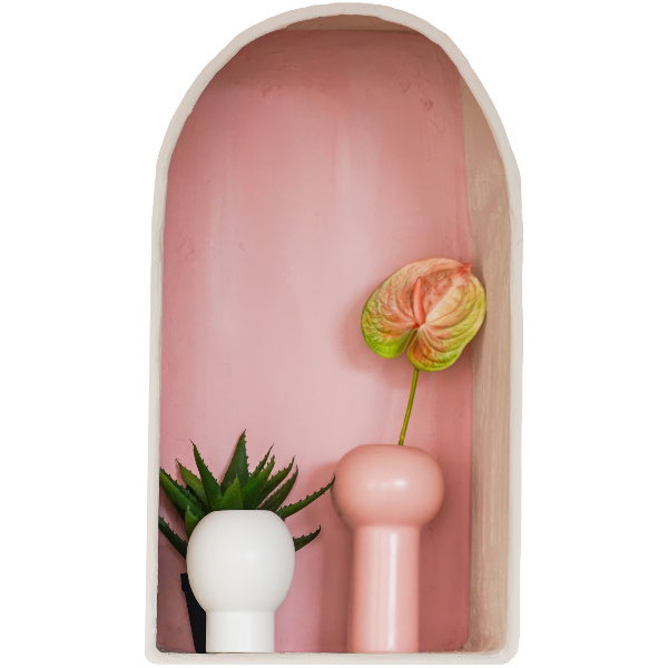 3D effect wall sticker 18x31 Subtle vegetation