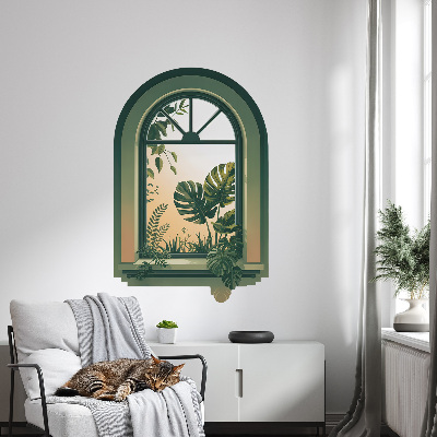 Window sticker wallpaper 21x31 Green window