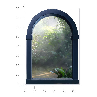 Window sticker wallpaper 22x31 Mysterious jungle
