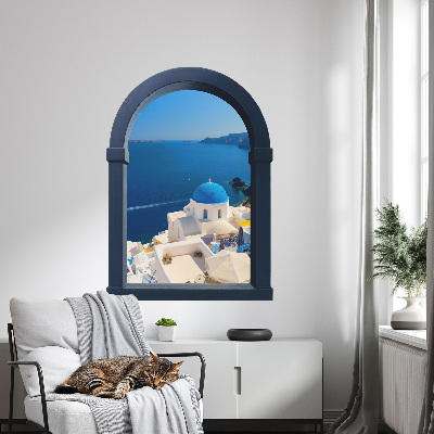 Window sticker wallpaper 22x31 Mediterranean view