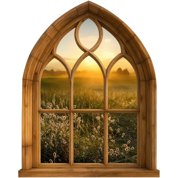 Window sticker wallpaper 25x31 Window Landscape