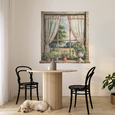 Window sticker wallpaper 31x31 Idyllic window