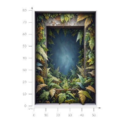 Window sticker wallpaper 20x31 Natural harmony