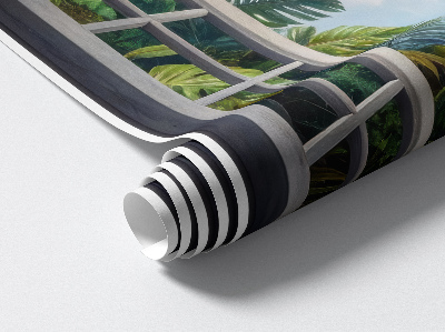 Window sticker wallpaper 23x31 Exotic view