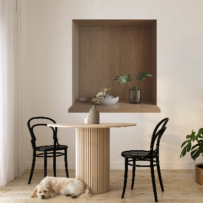 3D effect wall sticker 31x31 Natural decorations