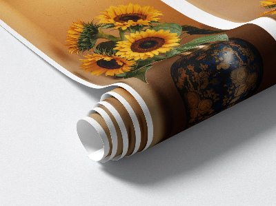 3D effect wall sticker 31x29 Sunflower bouquets