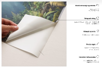 Window sticker wallpaper 31x29 Mountain landscape