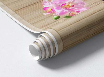 3D effect wall sticker 13x31 Orchid elegance