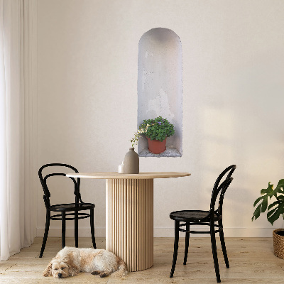 3D effect wall sticker 11x31 Wall recess