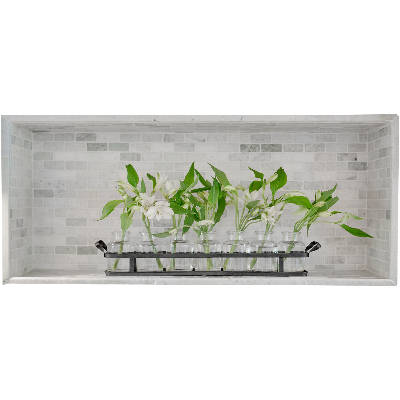 3D effect wall sticker 31x13 Flowers in vases