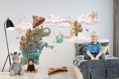 Wall sticker 100x132 Animals in cartoon fairy style