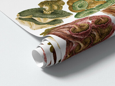 Wall sticker 100x48 Forest mushrooms in a cartoon version