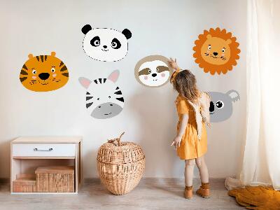 Wall sticker 100x152 A charming safari with wild animals