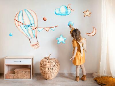 Wall sticker 130x194 Pastel boho accents in a watercolor version
