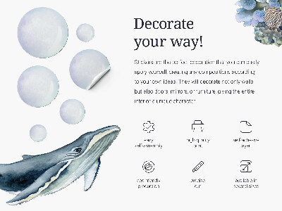 Wall sticker 130x111 Colorful dragons in a fairy-tale cartoon style