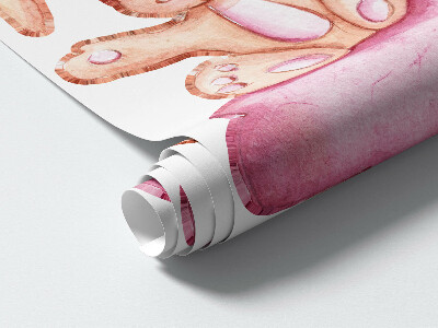 Wall sticker 60x96 Pastel clouds with sheep and rabbits