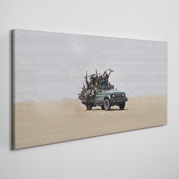 Banksy War Canvas print